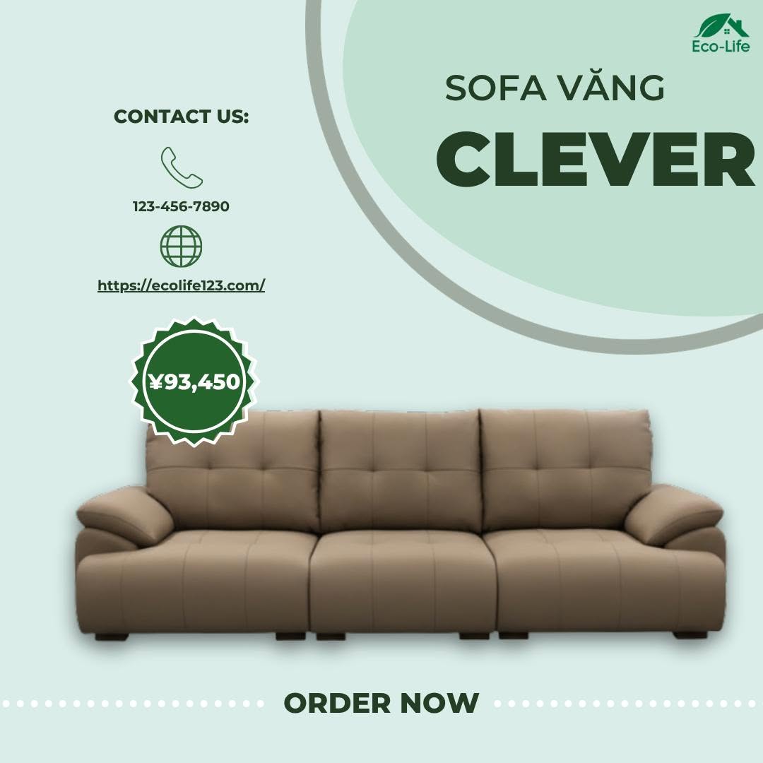 Sofa Văng Clever SF2523 đang trở thành "mẫu sofa quốc dân" được săn đón nhất hiện nay ❓ 